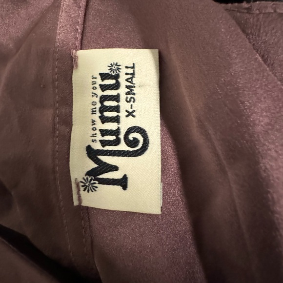 Show Me Your Mumu Samantha Ruffle Dress in Dusty Plum Size Small - Picture 6 of 7